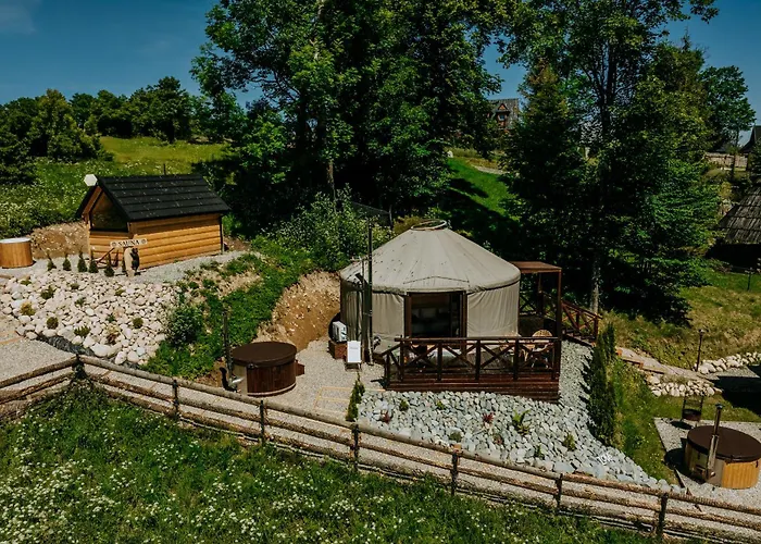 Luxusowa Jurta Z Widokiem Na Gory - Jacuzzi, Sauna, Split Ac, Private, Star View