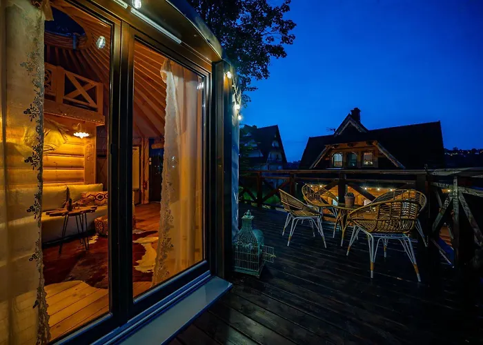 Luxusowa Jurta Z Widokiem Na Gory - Jacuzzi, Sauna, Split Ac, Private, Star View