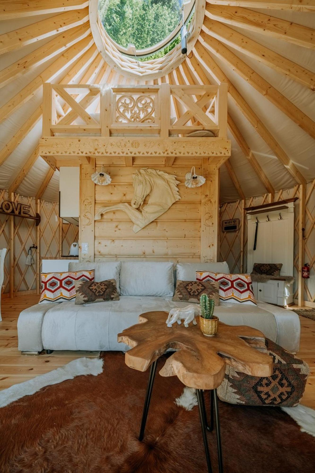Luxusowa Jurta Z Widokiem Na Gory - Jacuzzi, Sauna, Split Ac, Private, Star View Holiday home *