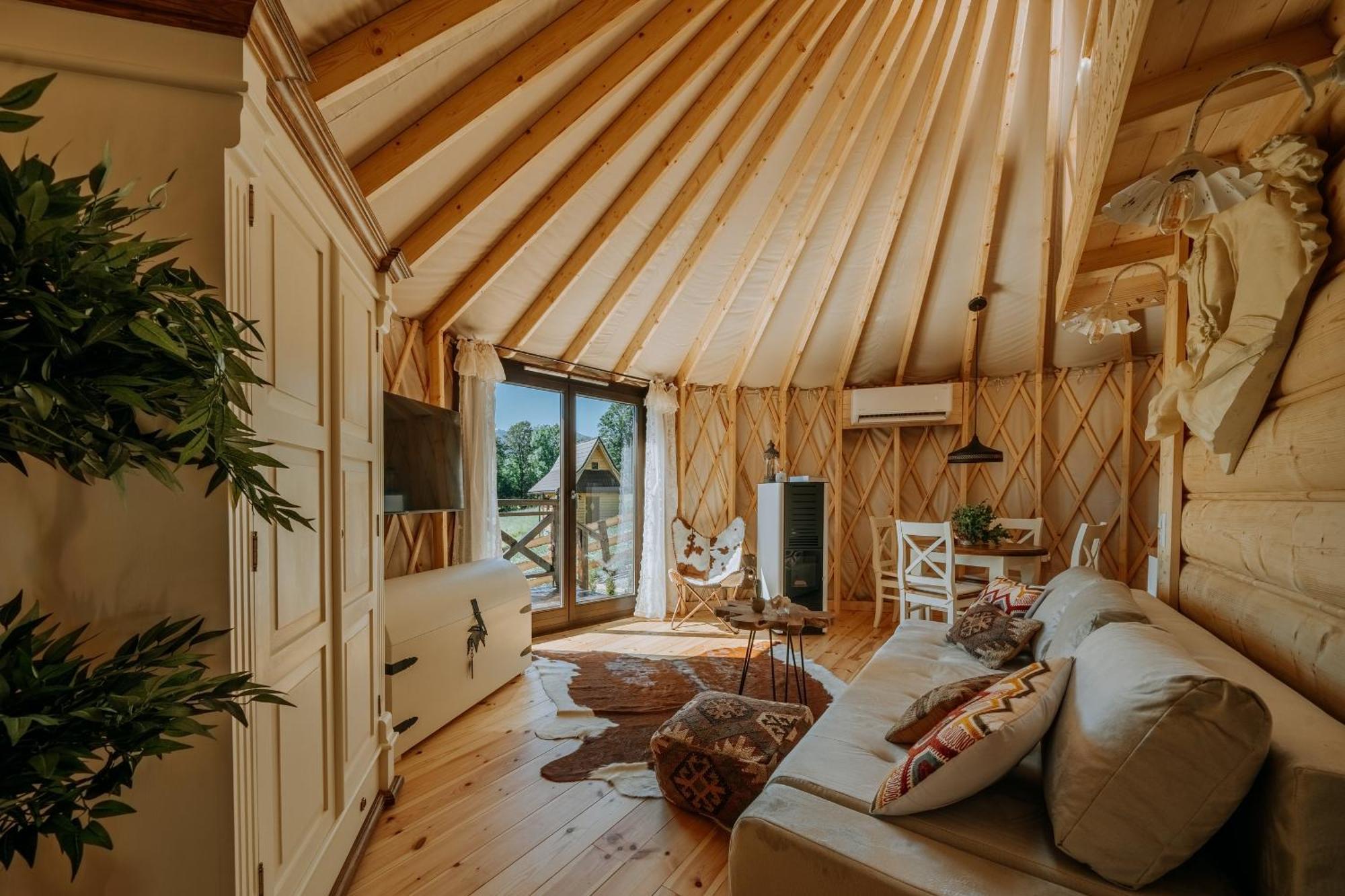 Luxusowa Jurta Z Widokiem Na Gory - Jacuzzi, Sauna, Split Ac, Private, Star View *