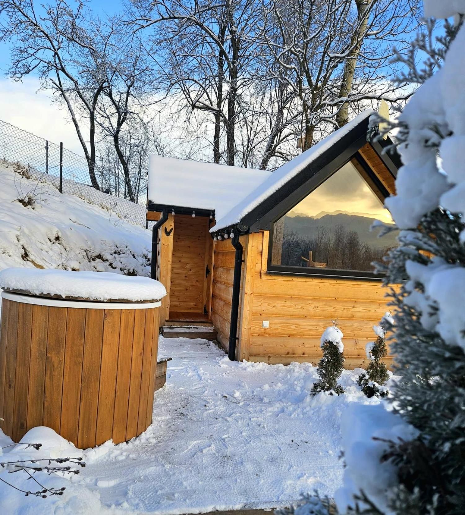 Luxusowa Jurta Z Widokiem Na Gory - Jacuzzi, Sauna, Split Ac, Private, Star View * Zakopane